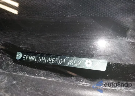 2014 Honda Odyssey Ex-L from USA, damaged, VIN 5FNRL5H68EB017352